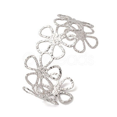 304 Stainless Steel Cuff Bangles LS-BJEW-B135-01A-P-1