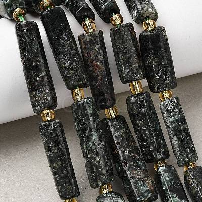 Natural Serpentine Beads Strands G-D353-A05-1-1
