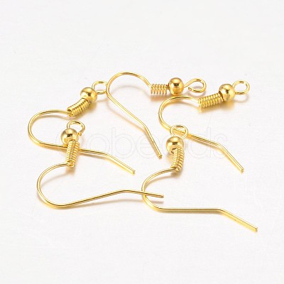 Iron Earring Hooks X-E135-G-1