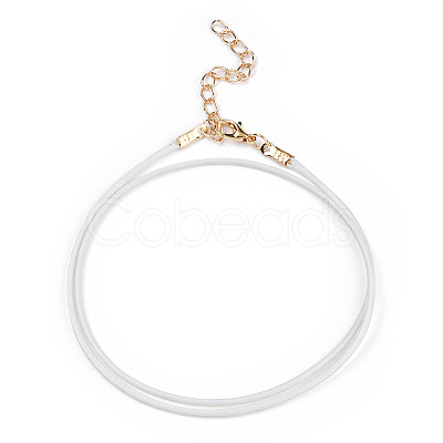 Waxed Cotton Cord Necklace Making MAK-YWC0001-01KC-02-1