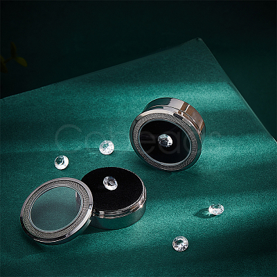 Alloy Loose Diamond Boxes CON-WH0104-11B-B-1