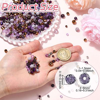 1000Pcs Glass Beads GLAA-CJC0001-24E-1