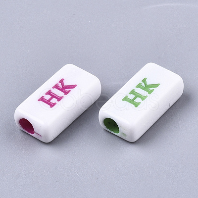 Opaque Acrylic Beads X-MACR-S273-32-1