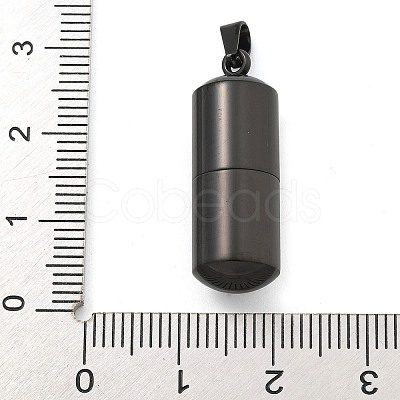 304 Stainless Steel Openable Urn Ashes Pendants STAS-M084-05C-1