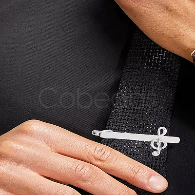 2Pcs Brass Tie Clips AJEW-LP0010-95-1