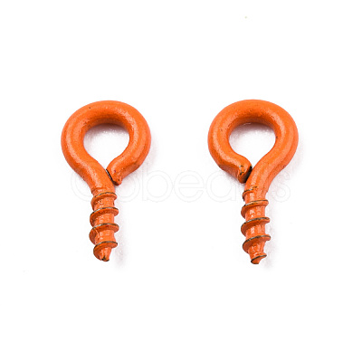 Spray Painted Iron Screw Eye Pin Peg Bails IFIN-N010-002A-12-1