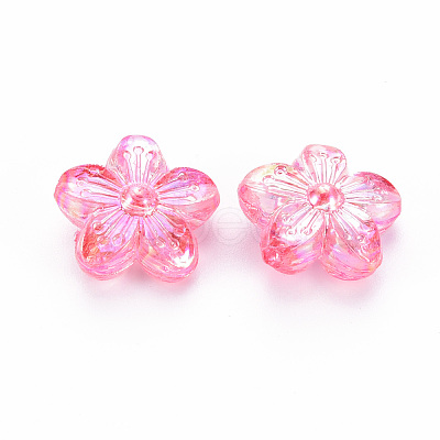 Transparent Acrylic Beads TACR-S154-45C-705-1