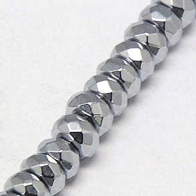 Electroplate Non-magnetic Synthetic Hematite Beads Strands G-J160-B-01-1