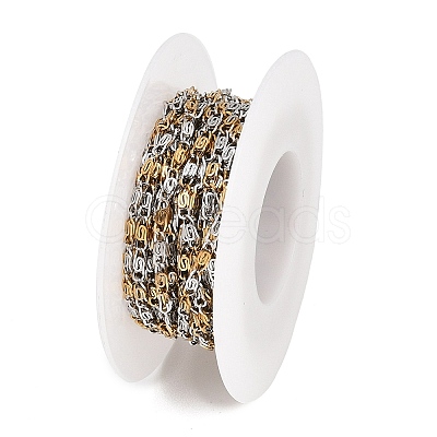 Two Tone 304 Stainless Steel Lumachina Chains CHS-P028-02A-1
