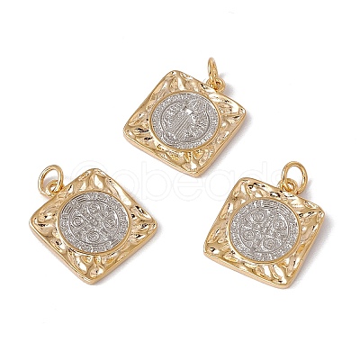 Brass Pendants KK-G439-50G-1