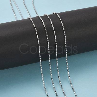 Tarnish Resistant 304 Stainless Steel Ball Chains CHS-A002D-1.5mm-1