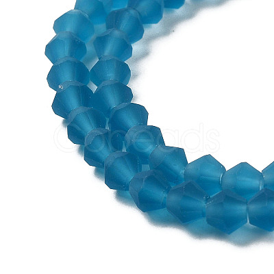 Imitate Austrian Crystal Frosted Glass Beads Strands EGLA-A039-T3mm-MD01-1