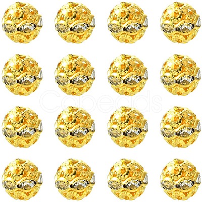 30Pcs Alloy Rhinestone Beads FIND-YW0009-05-1