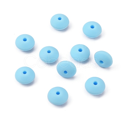 Food Grade Eco-Friendly Silicone Abacus Beads SIL-WH0008-14D-1