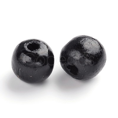 Natural Maple Wood Beads TB10mmY-10-1