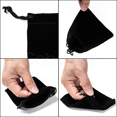 Rectangle Velvet Pouches TP-R002-10x12-01-1