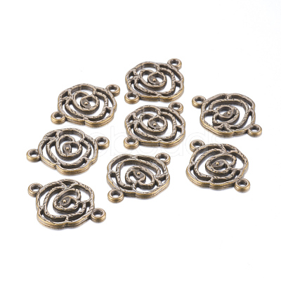 Tibetan Style Links connectors TIBEB-EA10947YKG-AB-LF-1