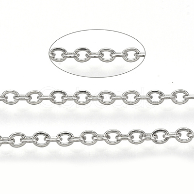 Tarnish Resistant 304 Stainless Steel Cable Chains CHS-S006-JN944-2-1