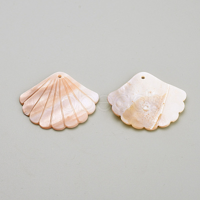 Freshwater Shell Pendants X-SHEL-Q008-90-1