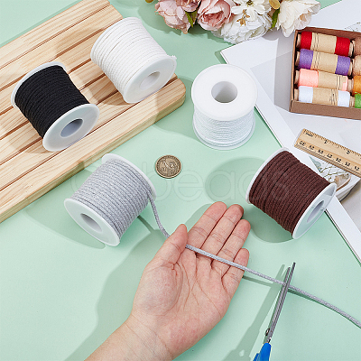 100M 5 Colors Polycotton Thread String OCOR-BC0009-60-1