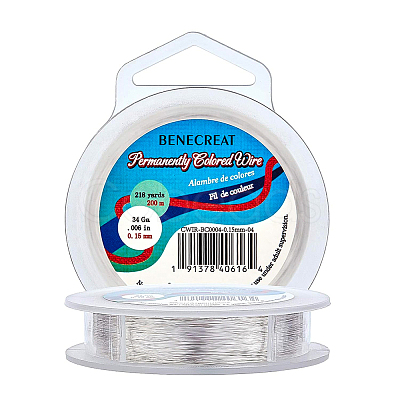Round Copper Wire for Jewelry Making CWIR-BC0004-0.15mm-04-1