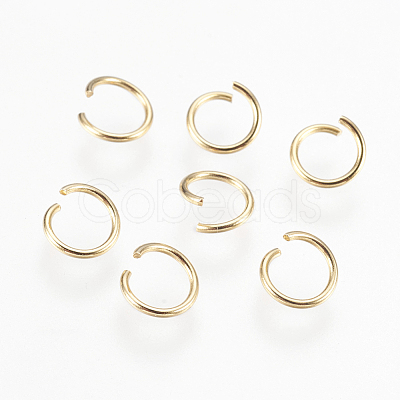 304 Stainless Steel Open Jump Rings STAS-P212-19G-09-1