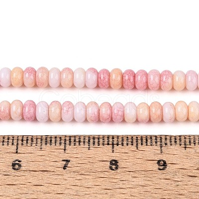 Ombre Effect Dyed Glass Beads Strands GLAA-T030-07A-03-1