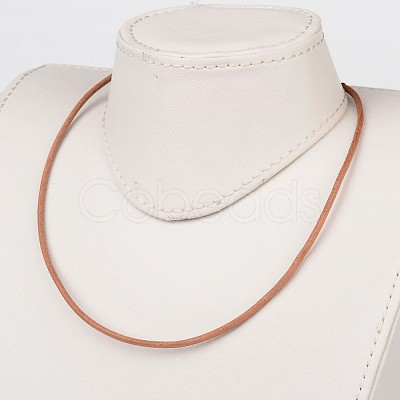 Leather Cord Necklace Making X-NJEW-JN01560-1