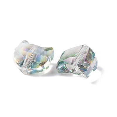 100Pcs Electroplate Glass Beads EGLA-P060-01B-HR01-1