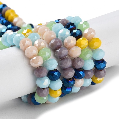 Glass Beads Strands EGLA-A034-M6mm-32-1