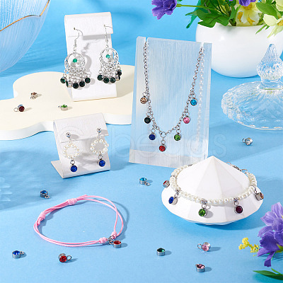 10Pcs Glass Rhinestone Charms STAS-TA0003-26K-1