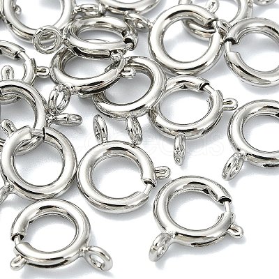 SHEGRACE Brass Spring Ring Clasps XGRPCN135-222P-1