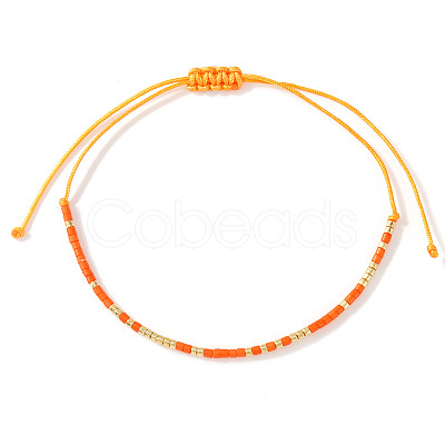 Bohemian Glass Seed Bead Braided Bead Bracelets ML0105-9-1