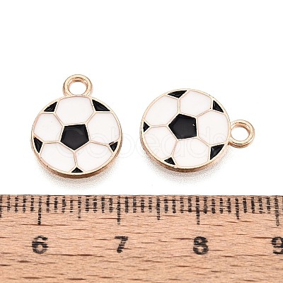 Alloy & Enamel Pendants ENAM-T021-71G-1