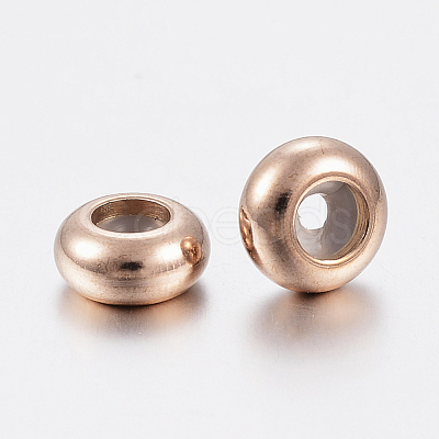 Ion Plating(IP) 202 Stainless Steel Beads X-STAS-F148-9mm-07RG-1