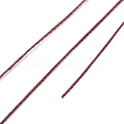 Round Waxed Polyester Thread String YC-D004-02C-131-1
