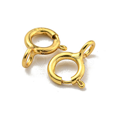 925 Sterling Silver Spring Ring Clasps STER-C005-06G-1
