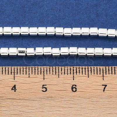 Electroplated Synthetic Non-Magnetic Hematite Beads Strands G-U003-18A-02-1