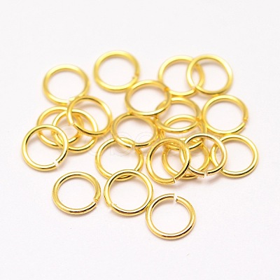 Brass Open Jump Rings X-KK-G277-5mm-G-NR-1