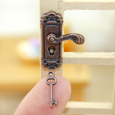 Miniature Alloy Door Lock & Key MIMO-PW0001-044A-R-1