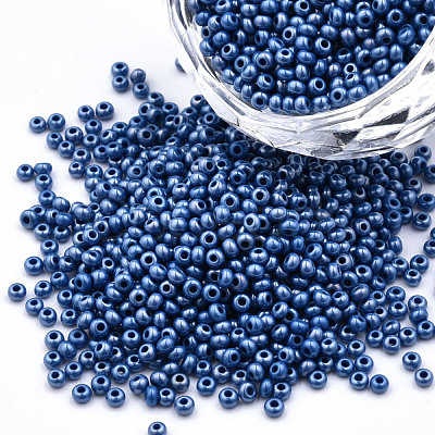11/0 Czech Opaque Glass Seed Beads SEED-N004-003B-09-1