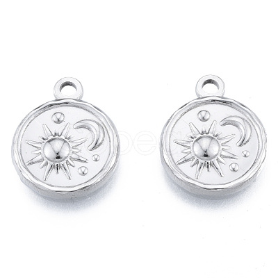 Non-Tarnish 201 Stainless Steel Pendants STAS-N098-182P-1