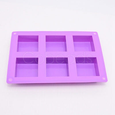 Square Food Grade Silicone Molds DIY-WH0181-32-1