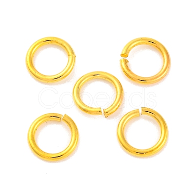 Brass Saw Cut Open Jump Rings KK-G514-01I-G-1