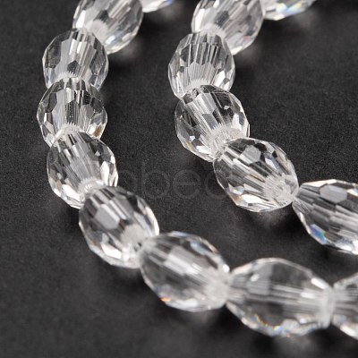 Glass Beads Strands GC893Y-14-1