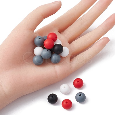 Food Grade Eco-Friendly Silicone Focal Beads SIL-YW0001-13B-1