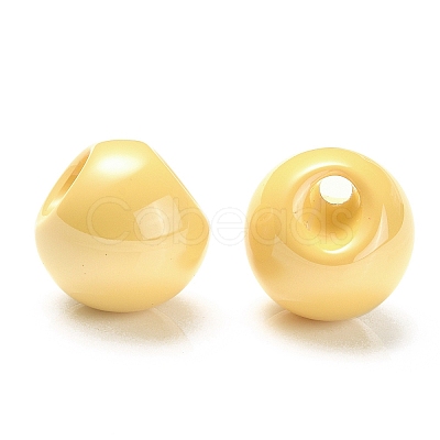 Opaque Acrylic Beads OACR-G012-01J-1
