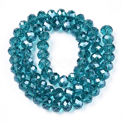Electroplate Glass Beads Strands EGLA-A034-T3mm-A33-1