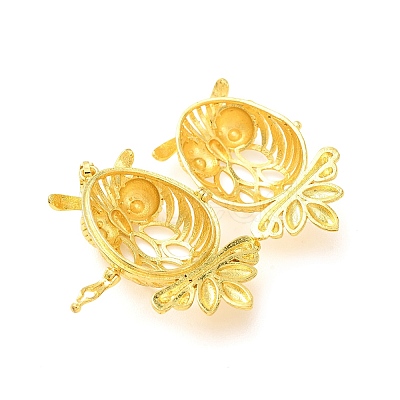 Brass Cage Big Pendants KK-CBA8ACD-06G-1