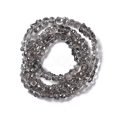 Electroplate Glass Beads Strands EGLA-L030-PL02-1